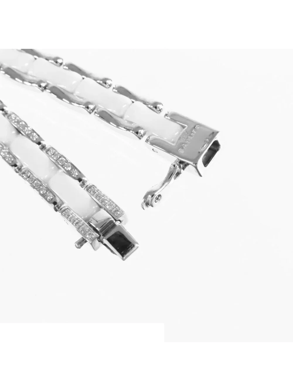 Chanel Ultra Collection Bracelet White Gold 18K Ceramic Pave